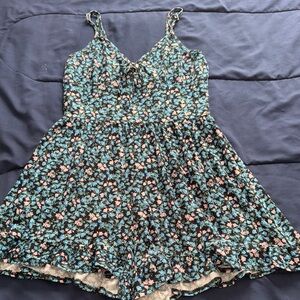 Floral Print Sleeveless Dress